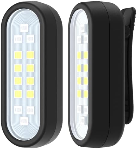 2-Piece Running Light_clip-on Flashlight for Runners