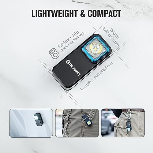OLIGHT Oclip Rechargeable Dual Light Source EDC Clip-On Flashlight - 300 Lumens