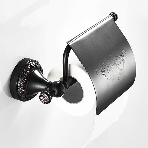 Stylish Black Danube Copper Towel Rack Space-Saving Bathroom hardware