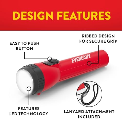 Eveready Flashlight Set 3-Piece LED AAA Batteries