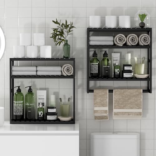 PPN Bamboo Towel Rack for Small Spaces