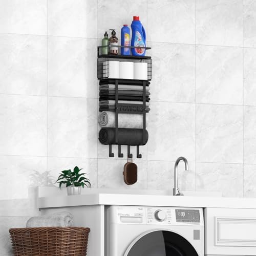 Stylish Towel Rack for Small Bathrooms