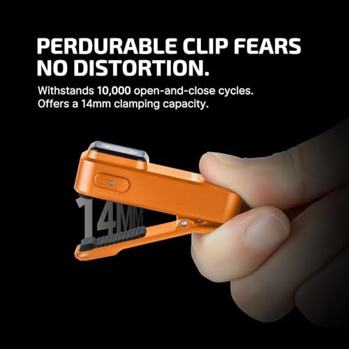 Powerful Dual Source EDC Flashlight Rechargeable Magnetic Clip
