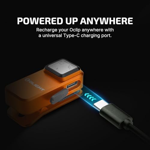 Powerful Dual Source EDC Flashlight Rechargeable Magnetic Clip