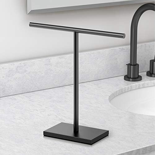Gatco 1444MX Freestanding Towel Holder 1050 x 1113 T-Shape Matte Black
