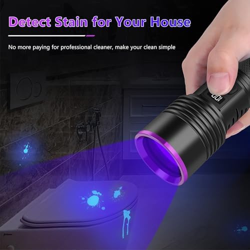Powerful 365NM UV Flashlight for Pet Urine Scorpion Detection