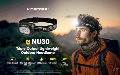 Nitecore NU30 500 Lumen Rechargeable Headlamp
