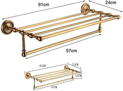 Versatile Wall-Mounted Towel Rack Premium Brass Durable Stylish for Bathroom Beyond