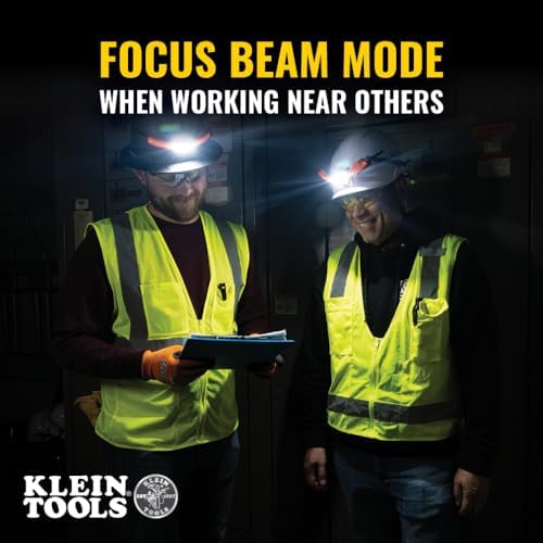 Klein Tools KHH56308 Rechargeable LED Wide-Beam Handheld Headlamp