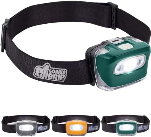 Bright Durable Gorilla Grip Ultra Bright High Lumens LED Headlamp