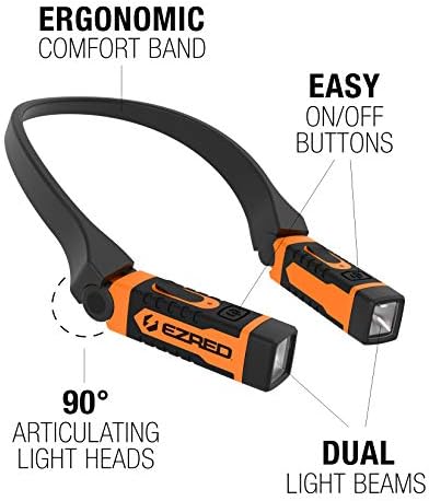 EZRED NK15-OR ANYWEAR Rechargeable Neck Light