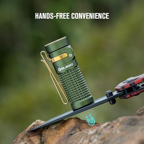 1300 Lumens Rechargeable EDC Flashlight waterproof for emergencies and daily use