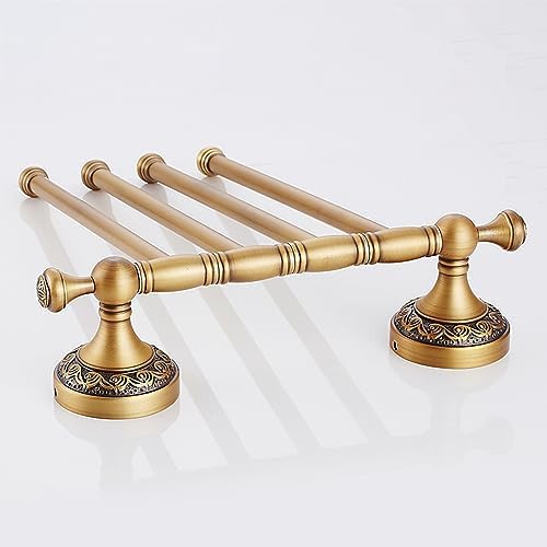 Antique Bronze Swivel Towel Rack for Bathroom Storage
