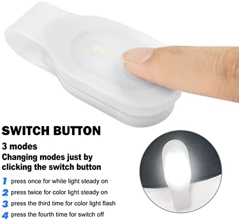 Hands-Free Emergency Clip-On LED Flashlight for Night Shift More