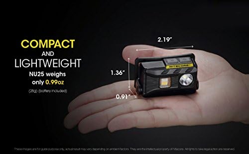 Nitecore NU25 360 LM Bright Portable Headlamp