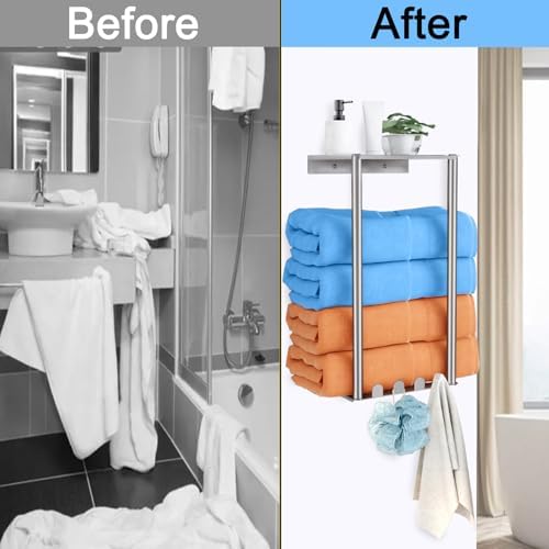 JIAPAIDUO Wall Mounted Towel Rack