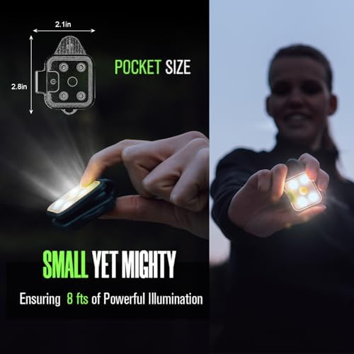 Durable Clip-On Running Lights for Nighttime Safety