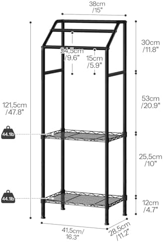 HOOBRO 478 Tall Freestanding Towel Rack