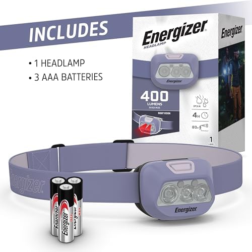 Energizer Headlamp - Bright Durable Water-Resistant