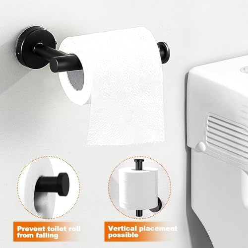 Versatile 5-Piece Bathroom Hardware Set Matte Silver for Any Style