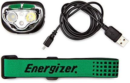 Energizer LED Headlamp Rechargeable Lasting Light for Hiking More