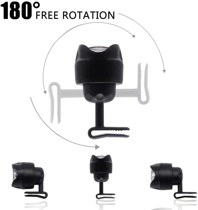RAHAN 2-Piece Rechargeable Clip-On Shoe Lights