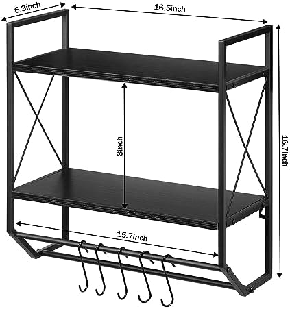 Bath Towel Shelf Dual Storage Solution