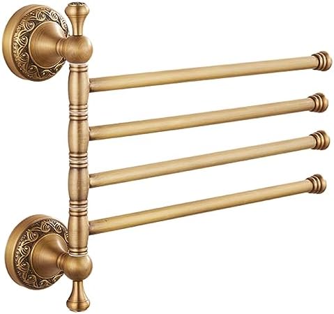 Antique Bronze Swivel Towel Rack for Bathroom Storage