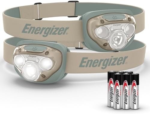 Energizer 2-Pack LED Headlamp PRO Durable Reliable Outdoor Light
