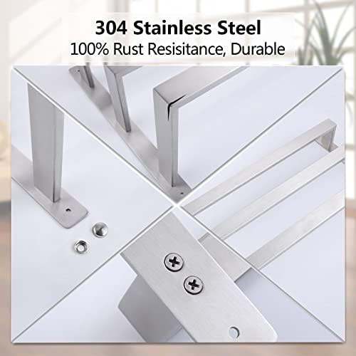 KOKOSIRI 3-Tier Bath Towel Bars stainless steel