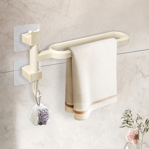 No Drill Swivel Towel Rack