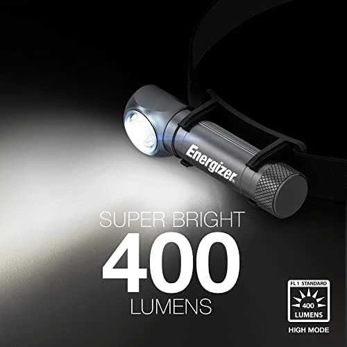 Energizer Rechargeable LED Headlamp X1000 - Ultra-Bright Water-Resistant Turbo Mode Emergency Use