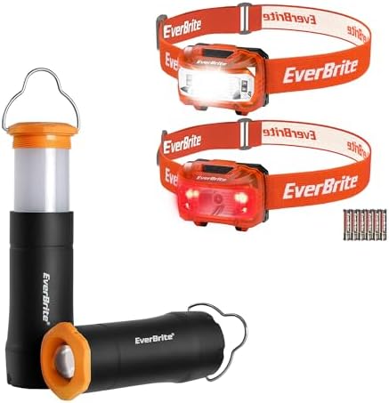 Everbrite 2-in-1 Mini Lantern Headlamp Set
