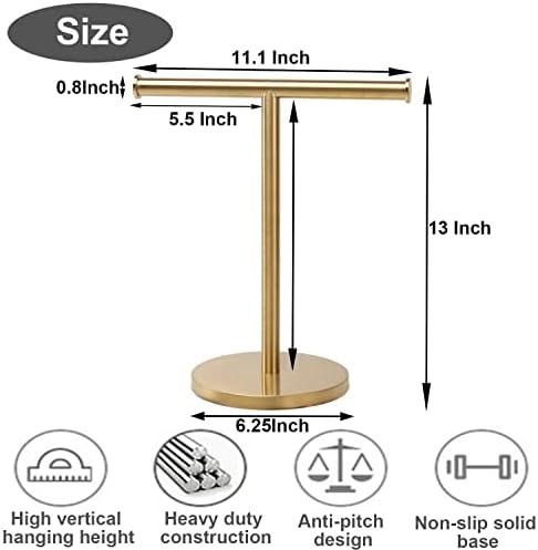 Sturdy Stainless Steel Towel Holder Stand for Bathrooms