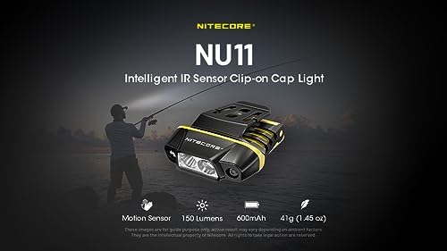 Nitecore NU11 Clip-On Cap Light Headlamp