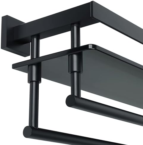 Stylish Floating Towel Shelf