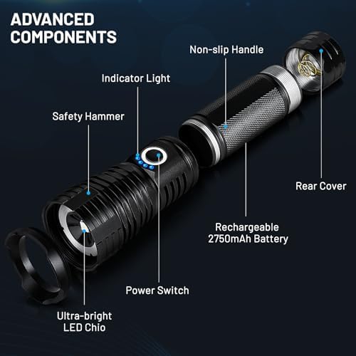 Bright Portable 990000 Lumens for Home Camping Hiking