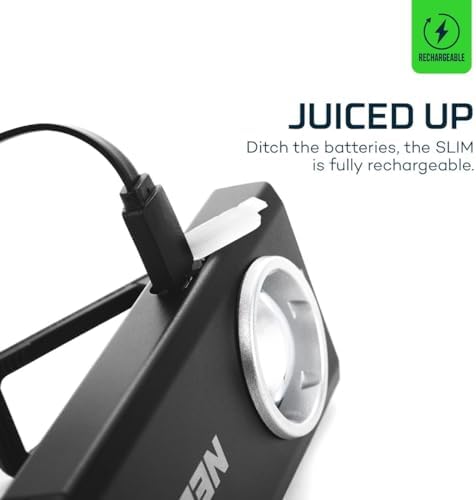 NEBO Slim Work Light USB Rechargeable Bright Pocket Light with a Clip