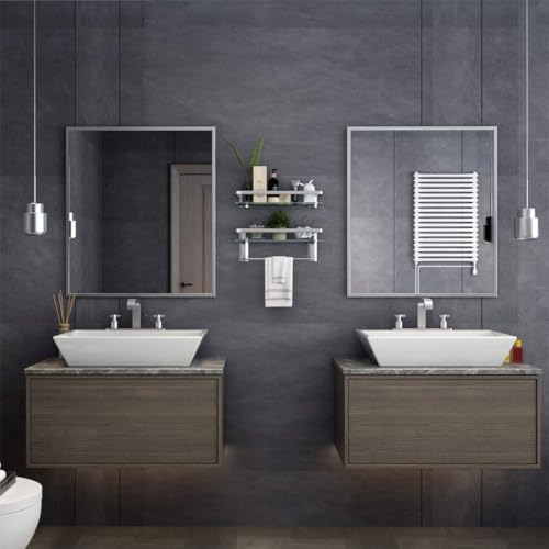Sturdy Durable Glass Bath Shelf