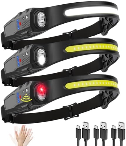 Compact Powerful 230 Wide Beam Headlamp with 7 Modes