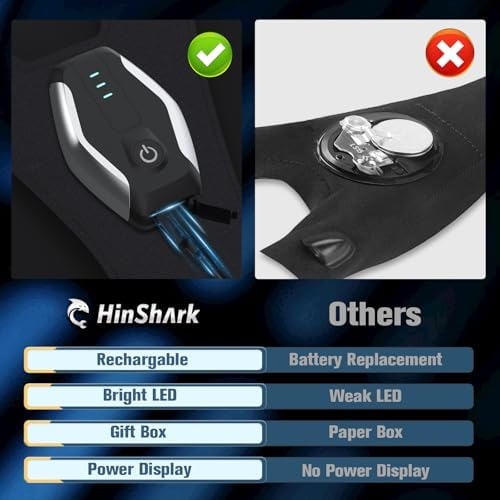 Fathers Day LED Gloves Dad Gift for Men