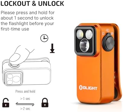 Olight Oclip Pro EDC Rechargeable Flashlight