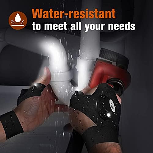 Jasee LED Flashlight Gloves Your Dads Secret Weapon
