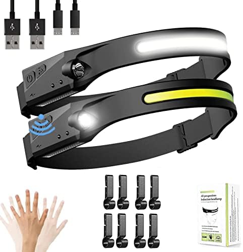 Bright 230 Rechargeable Waterproof Motion-Activated Compact Headlamp for Hiking and Camping