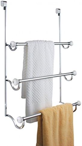 InterDesign iDesign York Metal Over the Shower Door Towel Rack