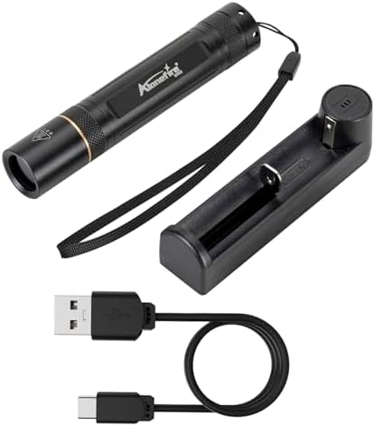 Professional 365nm UV Flashlight