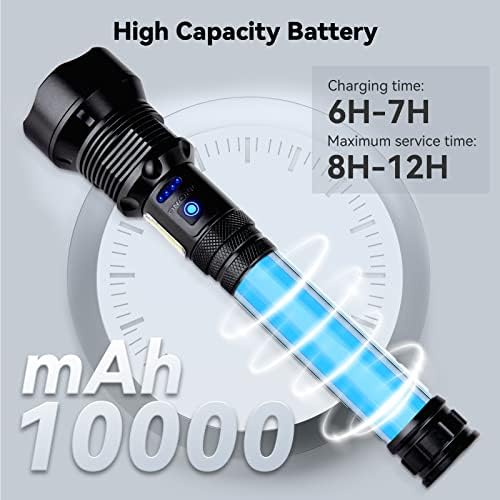 Bright Waterproof Rechargeable Flashlight for Emergencies
