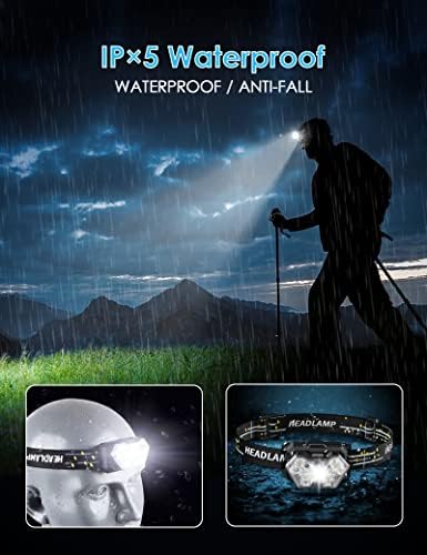 Lsnisni 9 LED Headlamp 2 Pack
