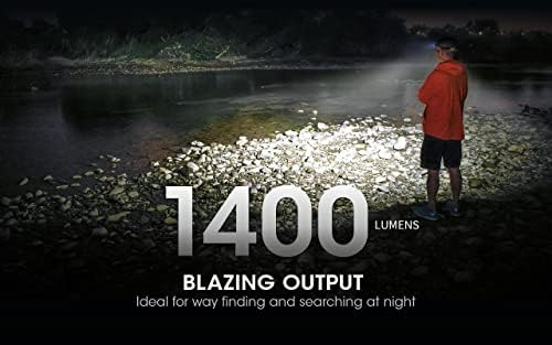 Nitecore NU43 - 1400 Lumens Eco-Sensa USB-C Rechargeable Headlamp