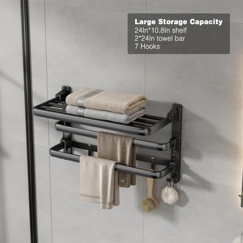 VOLDRA 24-Inch Towel Rack